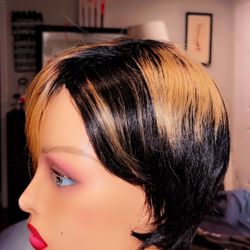 100%humain Hair Wigs.