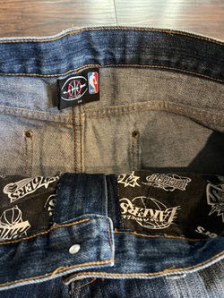 UNK Vintage NBA Basketball Logo Patches Jeans 34x32 Embroidered Y2K for  Sale in Riverside, CA - OfferUp