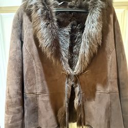 Episode shearling Fur jacket size S.