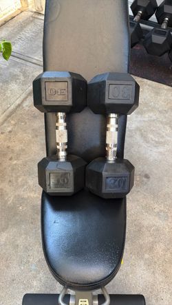 WEIGHTS DUMBBELLS 30 Pounds Pairs