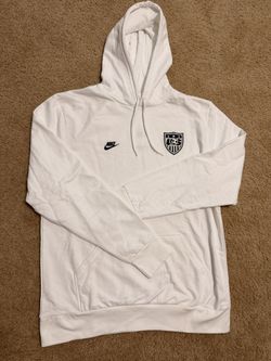 USA SOCCER FIFA WORLD CUP NIKE FC / AUTHENTIC USMNT U.S. SOCCER FEDERATION Hoodie / Men’s XXL / Brand New w/ Tags! / White & Navy Blue