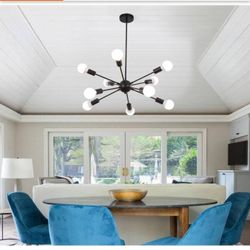 10 LIGHTS FARMHOUSE CHANDELIER LIGHT