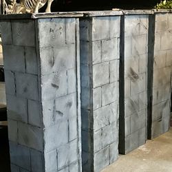 Halloween Foam Pillars  