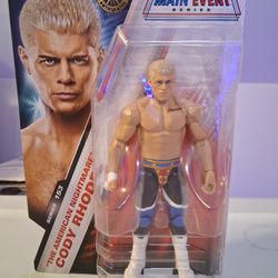 WWE MAIN EVENT SERIES CODY RHODES THE AMERICAN NIGHTMARE COLLECTIBLE ACTION FIGURE