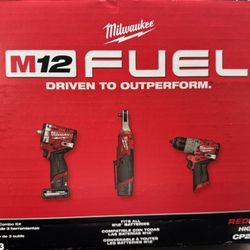 Milwaukee M12 3 tool combo kit
