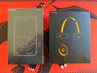 Anduril Edition Modretro Chromatic + Koss Porta Pro Bundle Gameboy Brand New