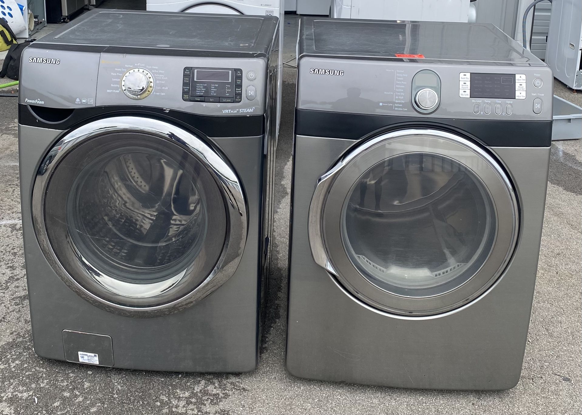 Samsung electric Stackable Washer And Dryer Set