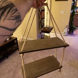 Hanging Rope Shelf