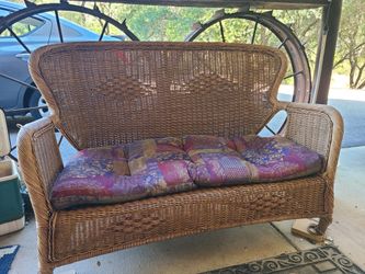 Outdoor rattan wicker patio seating