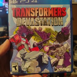 Transformers Devastation PS4 