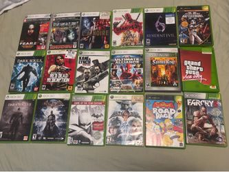 Xbox 360 games (not free)