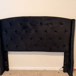 Headboard, Black Tufted