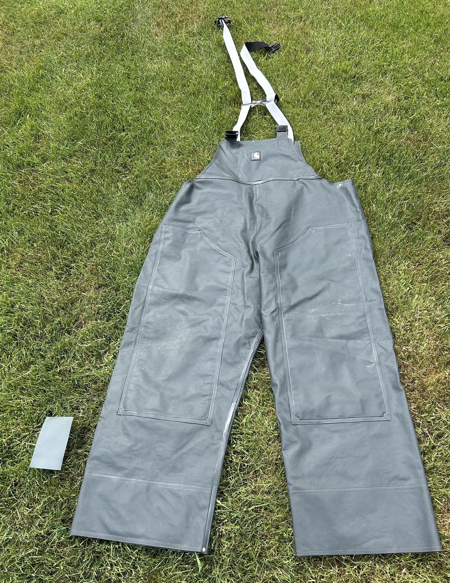 Carhartt Menβs Rain Bib Overalls β XL Regular β Like New!