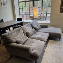 Grey L Shaped Couch