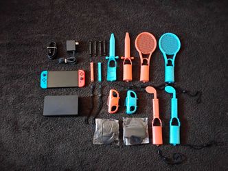 Nintendo Switch OLED with Many Extras