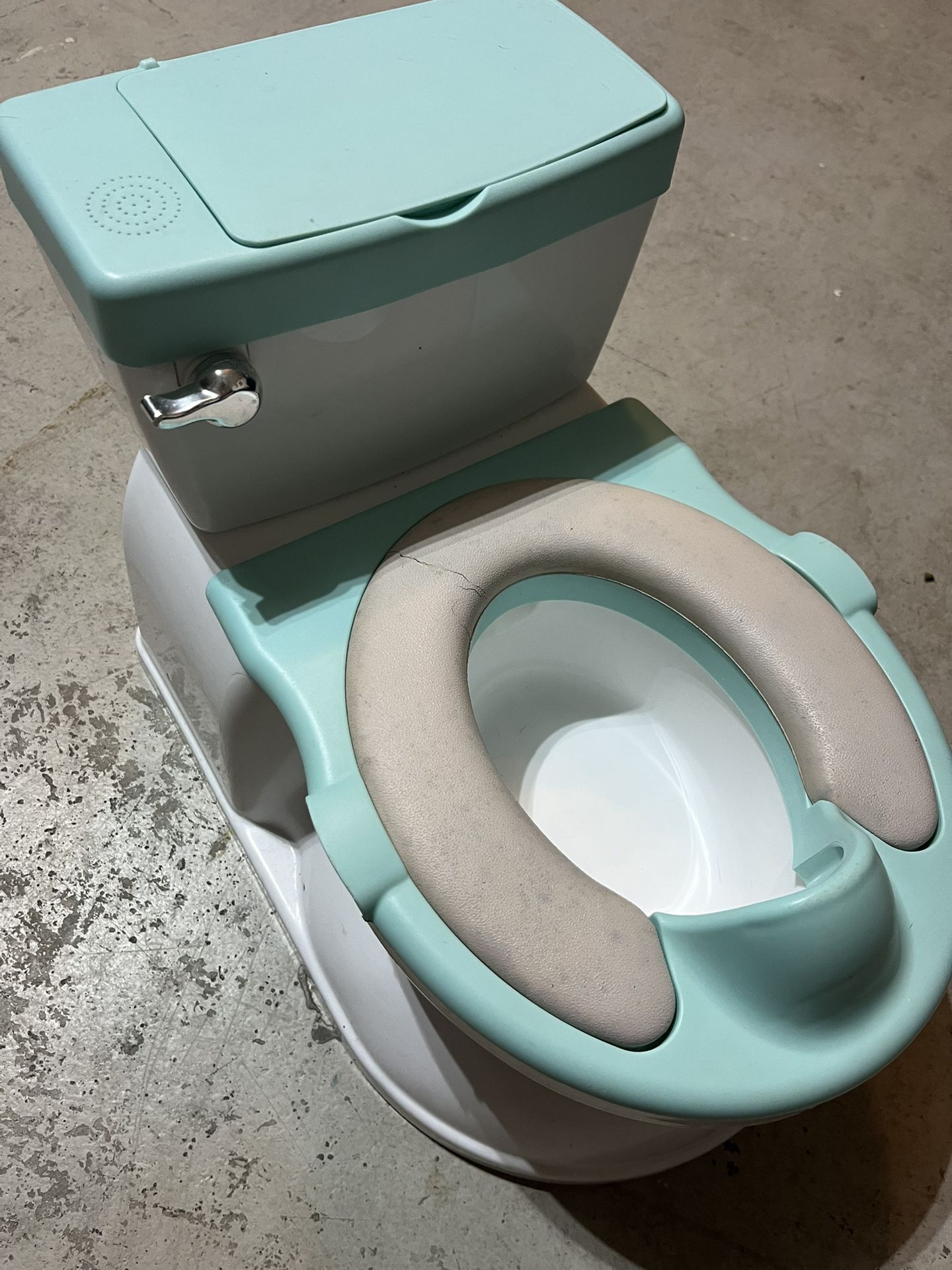 Real Feel 2-in-1 Potty With Wipes Storage & Flushing Sounds