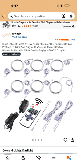 Under Cabinet Puck Lighting Kit