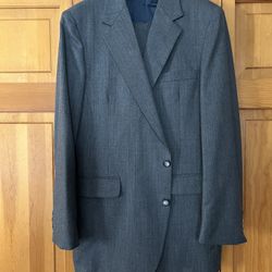 Brooke & Deane Gray Blue 2 Piece Suit