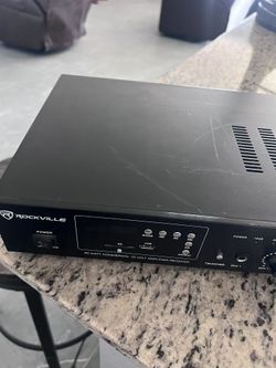 Rockville RCS80-1 60 Watt 70V Commercial Amplifier, Bluetooth, 2 Mic Inputs