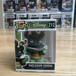 RARE CHASE BITTY Harlequin Demon Funko Pop #212 Disney Nightmare Christmas NBC