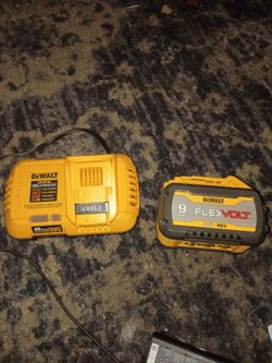 DeWalt battery and charger