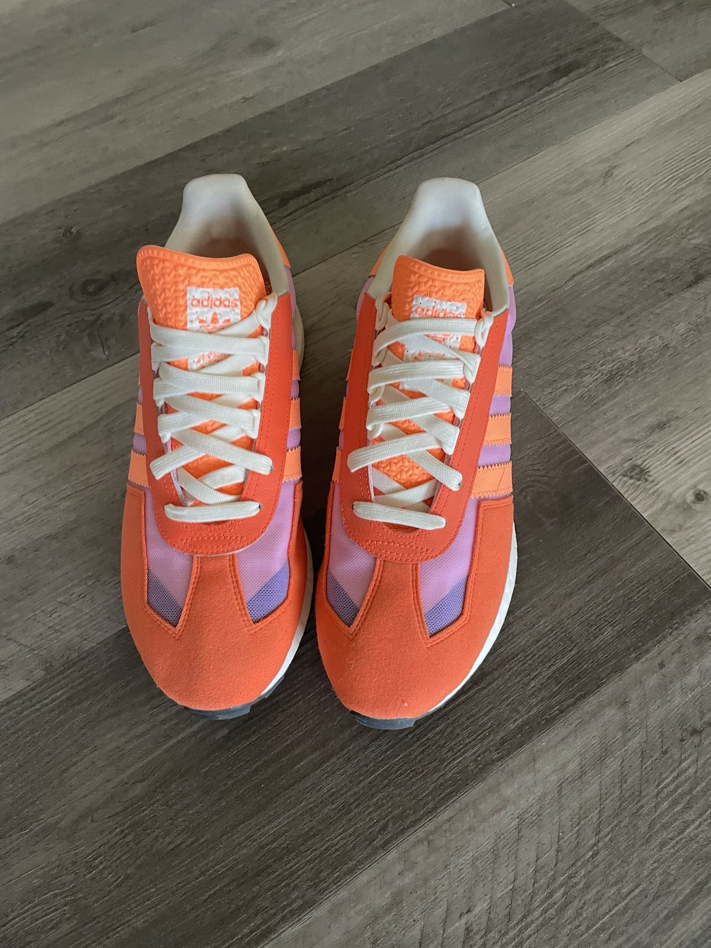 Adidas Orange Color Size 12