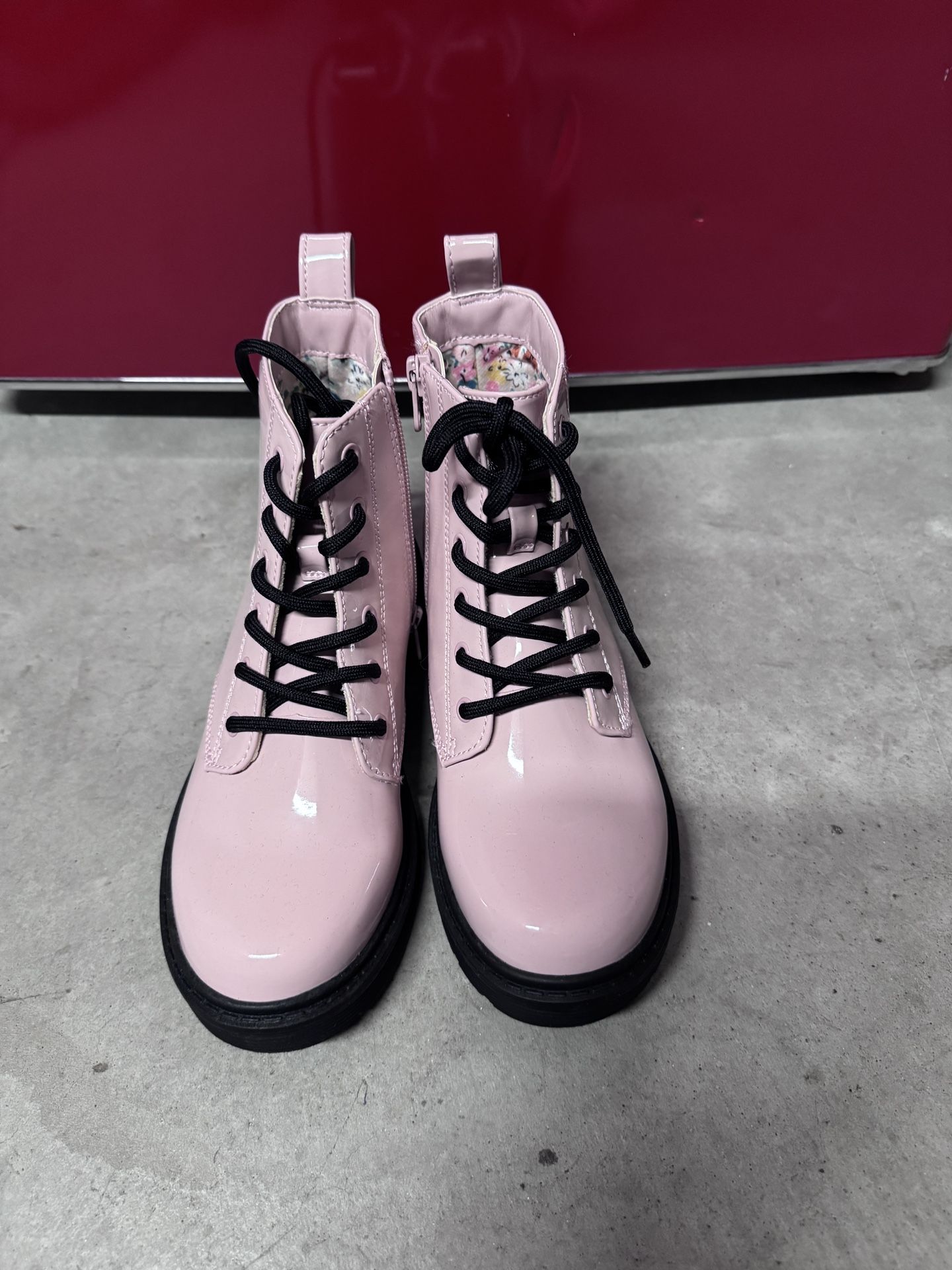 Art Class girls Size 4 baby pink Combat Boots