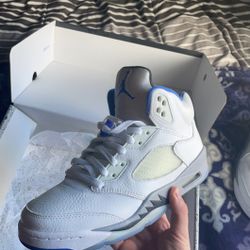 Jordan 5 White Stealth 