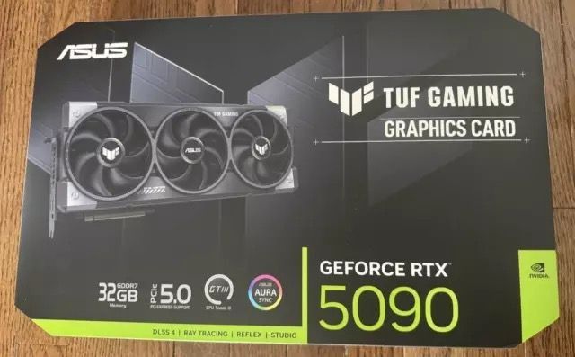 ASUS TUF OC Gaming GeForce RTX 5090 32GB GDDR7
Graphics Card Sealed