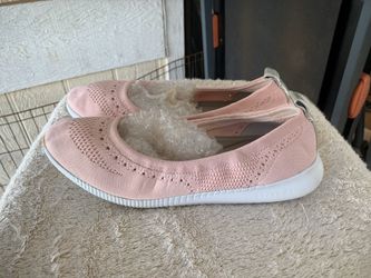 PreOwned Cole Haan Zerogrand Stitchlite Ballet Flat, Peach Blush Women’s 8.5