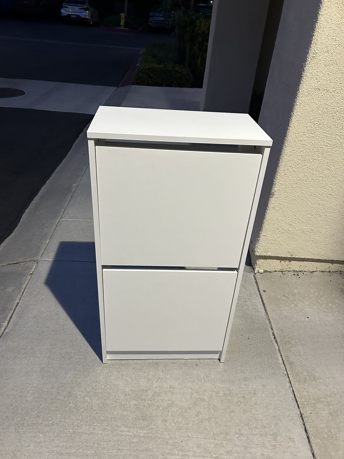 Ikea Shoe Rack White-as Is