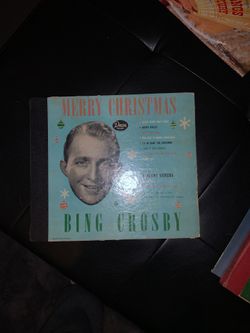 Bing Crosby Merry Christmas album book
