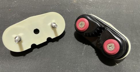 Black Aluminium Nylon Clip Cord Lock Cam Cleat Sailboat Kayak Dinghy Accessory