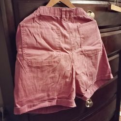 Shorts Woman's Gloria Vanderbilt Extra Extra Large Maroon Purple 