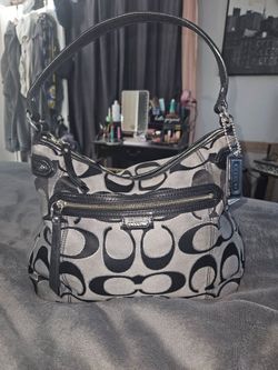 Coach Signature Canvas Shoulder Bag
