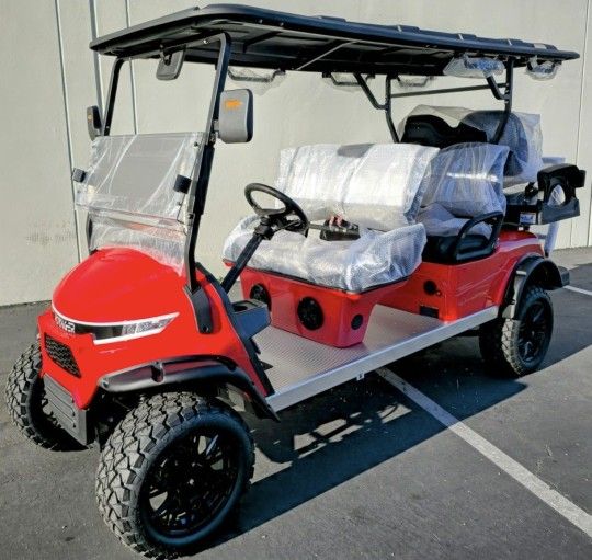 2025 Voyager Patriot 6-Passenger Lifted 72-Volt Street Legal LSV Golf Cart