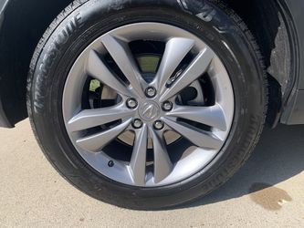 OEM 19" Acura MDX Wheels & Bridgestone Alenza Tires — Like New