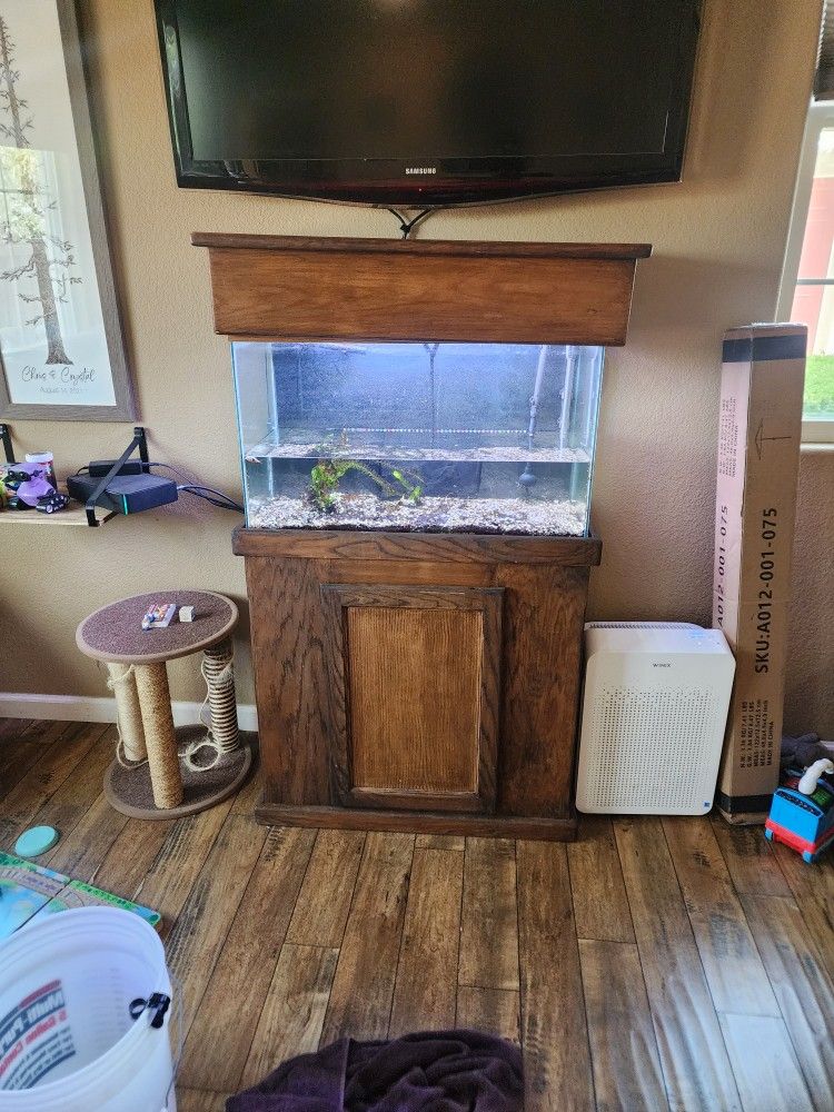 29 Gallon Fish Tank With Stand And Canopy