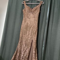 Rose Gold Sequence Dress