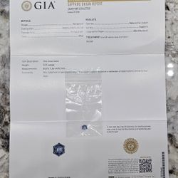 GIA Certified 2.31ct Blue Heated Missouri River Montana River