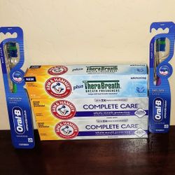 Arm and Hammer Toothpaste & Oral-b Toothbrushes-X Streets Ray and Higley