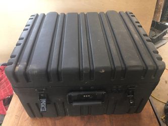 Tool box, travel case, molded equipment case 18.5w 15.5D 11H