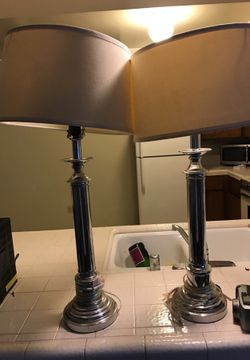Silver lamps