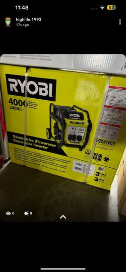 Ryobi 4000 Watt Generator 