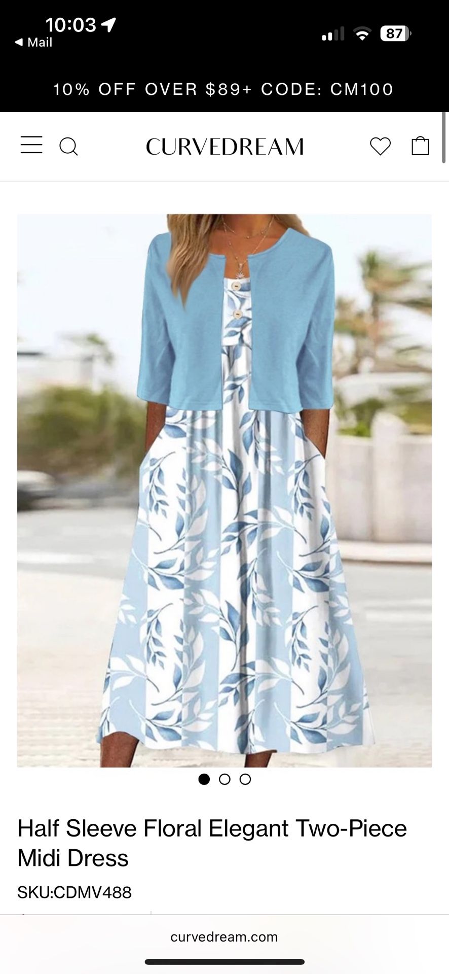 New Summer Dress From Curve Dream 