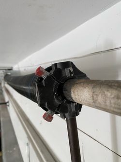 Garage Door Broken Spring Opener Off Track Replace Adjustment And Parts