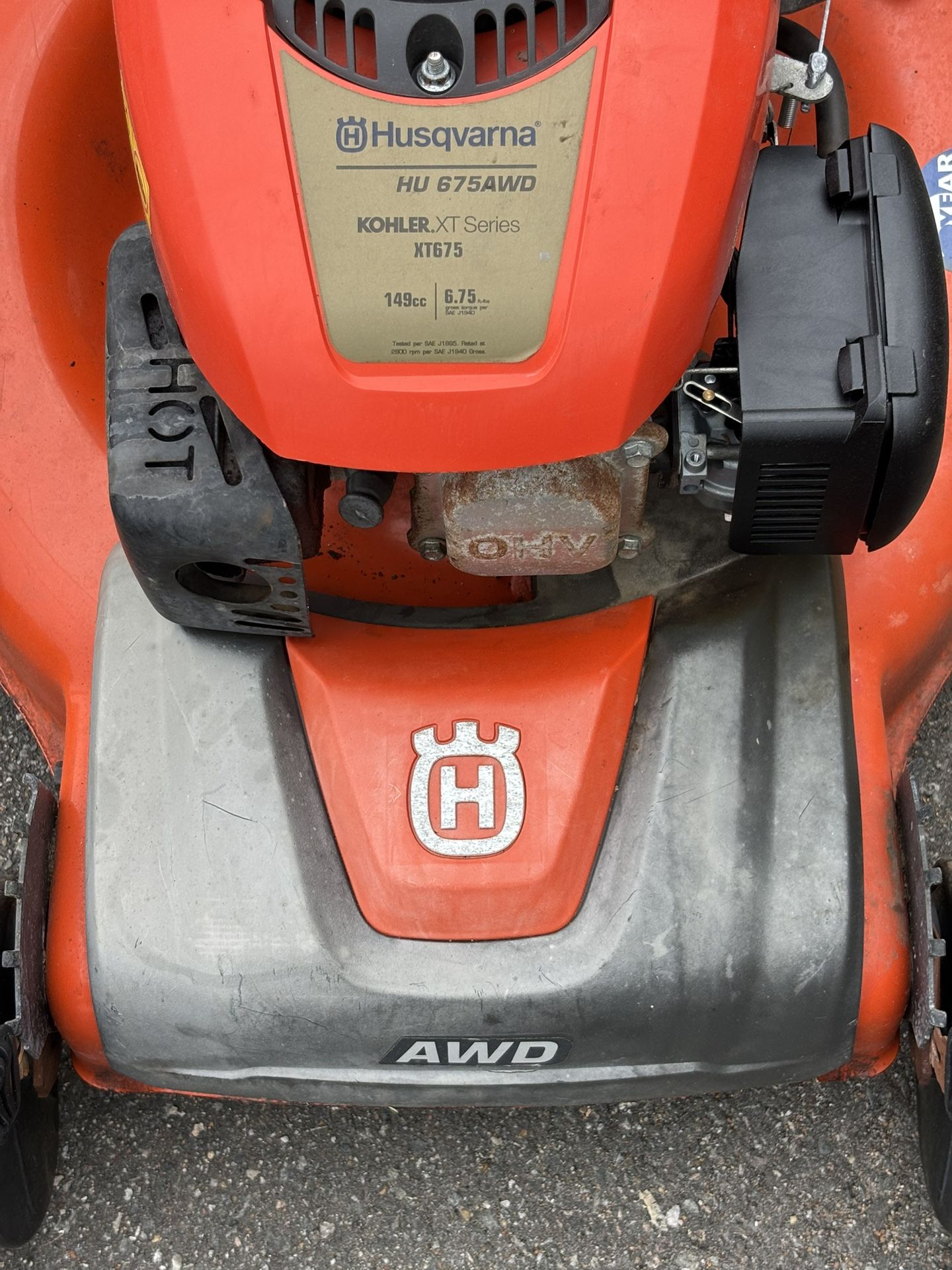 Husqvarna AWD Mower with Bag