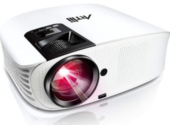 New Movie Projector - Artlii Full HD 1080P Support Projector, LED Projector with HiFi Stereo, Home Theater Projector w/ 250" Projection Size for Home