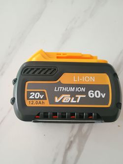 BATTERY REPLACEMENT 60V/20--12.0Ah
This is a third-party replacement battery designed to be compatible with DEWALT 20V/60V MAX FLEXVOLT tools.The labe