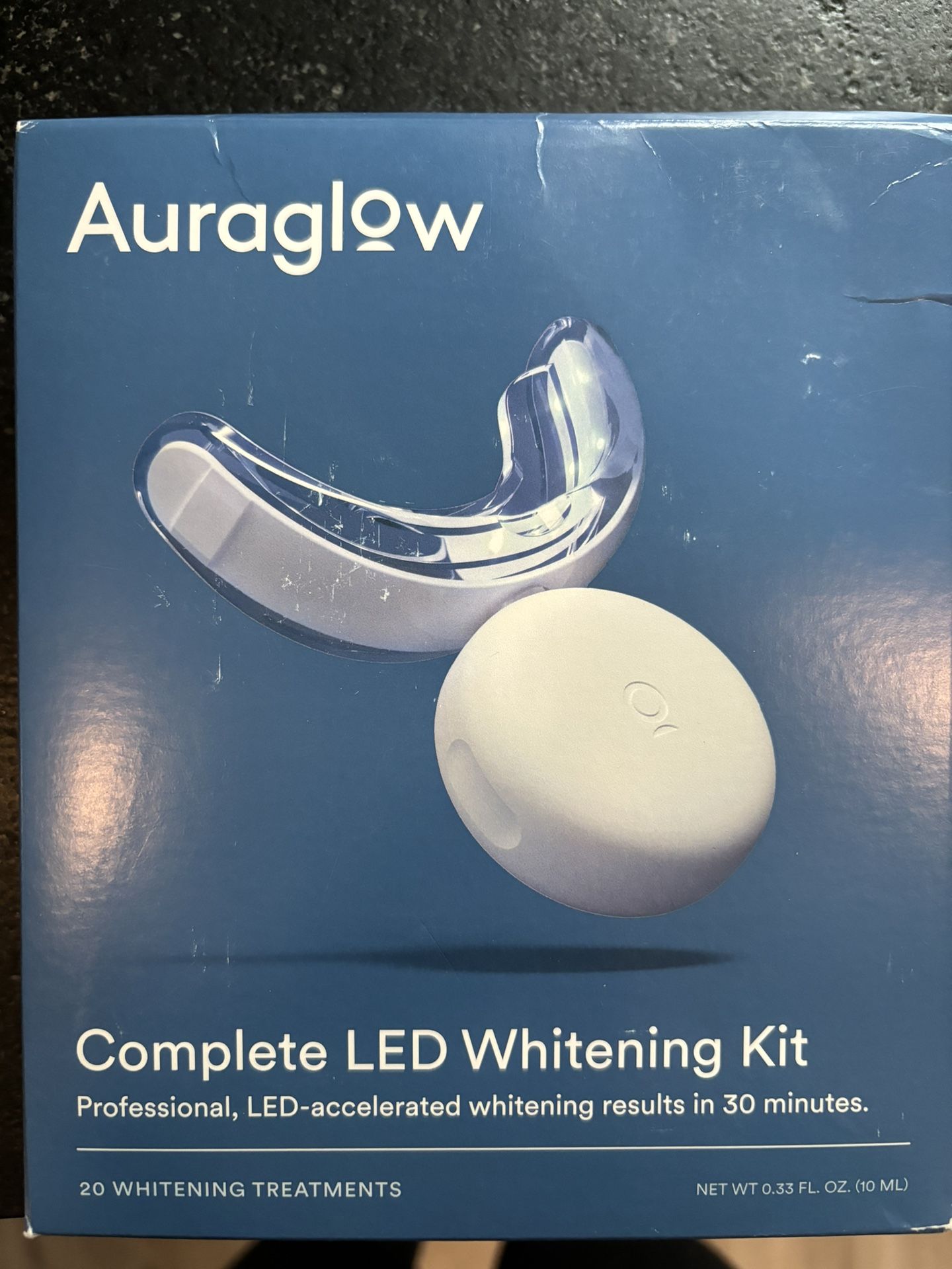 Auraglow LED Teeth Whitening Kit